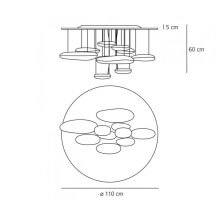 Artemide Mercury ceiling lamp - Agof Store