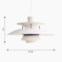 PH 5 Lampada a sospensione Louis Poulsen - Agof Store