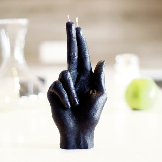 Candle Hand Gun Fingers Kerze - Agof Store