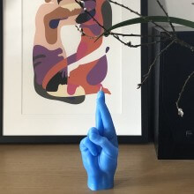 Candle Hand Crossed Fingers Candle - Agof Store