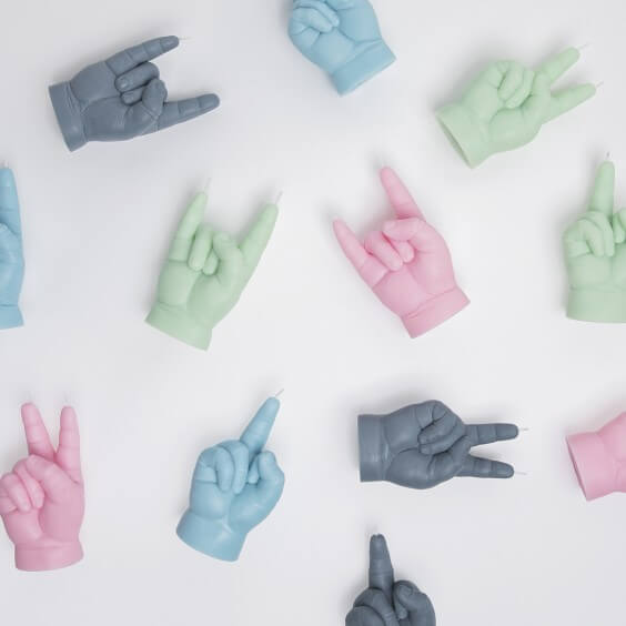 Candle Hand F*ck You Baby Candle - Agof Store