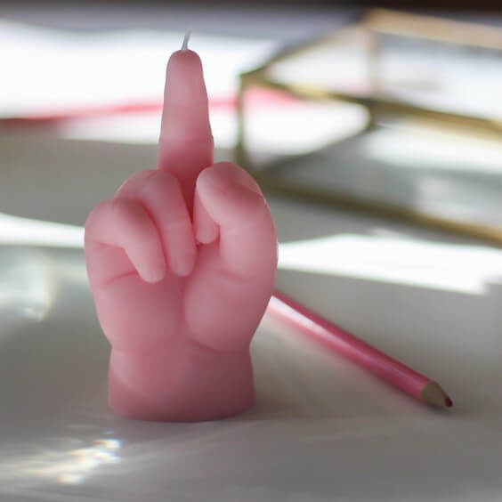 Candle Hand F*ck You Baby Kerze - Agof Store