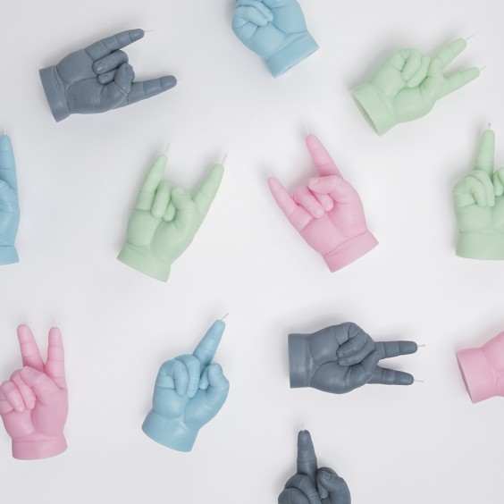 Candle Hand Peace Baby Candle - Agof Store