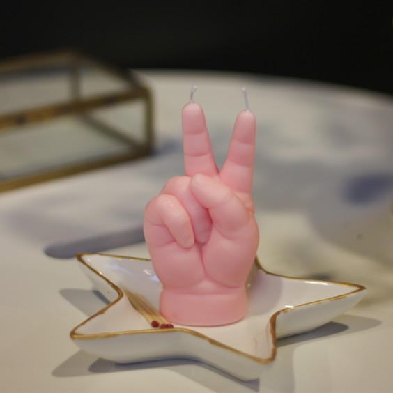 Candle Hand Peace Baby Candle - Agof Store