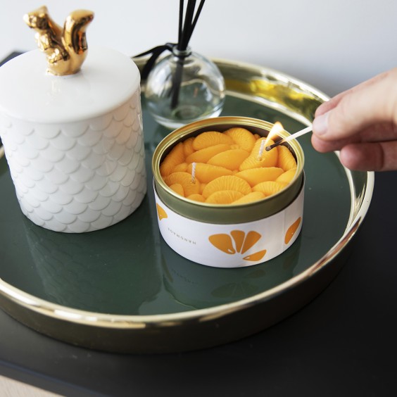 Candle Hand Peeled Tangerines Candle - Agof Store
