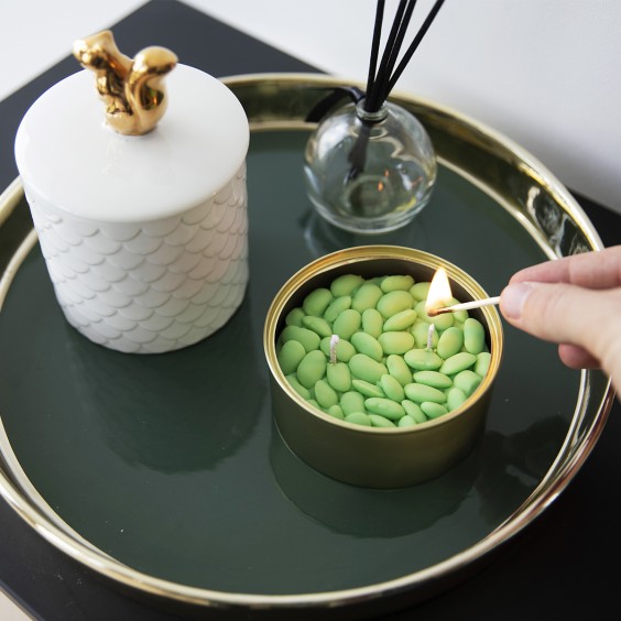 Candle Hand Mint Beans Candle - Agof Store