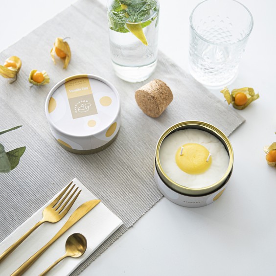 Candle Hand Vanilla Egg Candle - Agof Store
