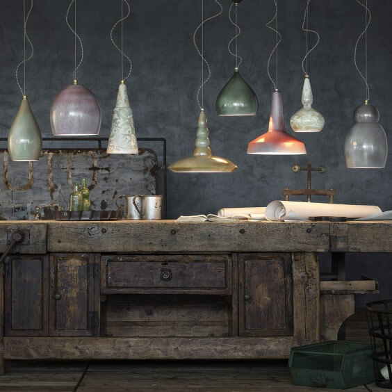 Vague Vintage C1413 Lampada a sospensione Ferroluce - Agof Store