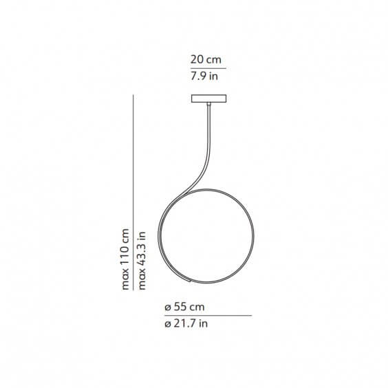 Poise Lampada a soffitto Kdln - Agof Store