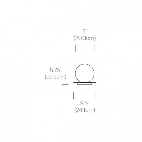 Pablo Bola Sphere table lamp - Agof Store