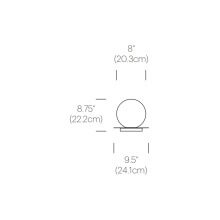 Pablo Bola Sphere table lamp - Agof Store