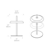 Pablo Nivel table lamp - Agof Store
