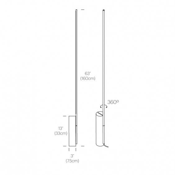 Pablo T O floor lamp - Agof Store