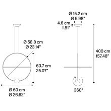 Lodes Elara Medium Pendelleuchte - Agof Store