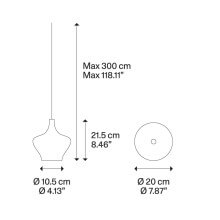Lodes Nostalgia Medium Pendelleuchte - Agof Store