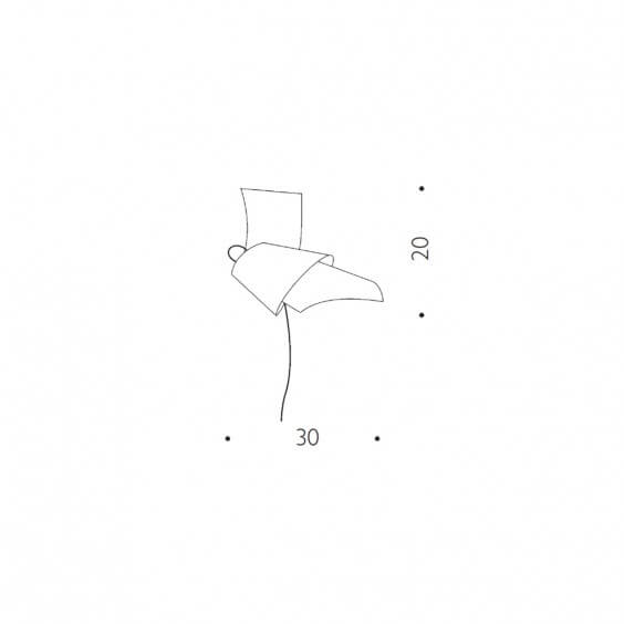 Ingo Maurer Oop's 2 wall lamp - Agof Store