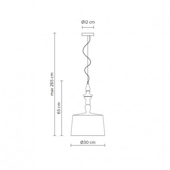 Alì & Baba SE624BC Lampada a sospensione Karman - Agof Store