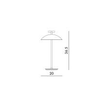 Mini Geen-A Battery Table Lamp Kartell - Agof Store