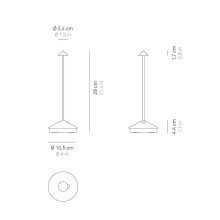Zafferano Pina Pro table lamp - Agof Store
