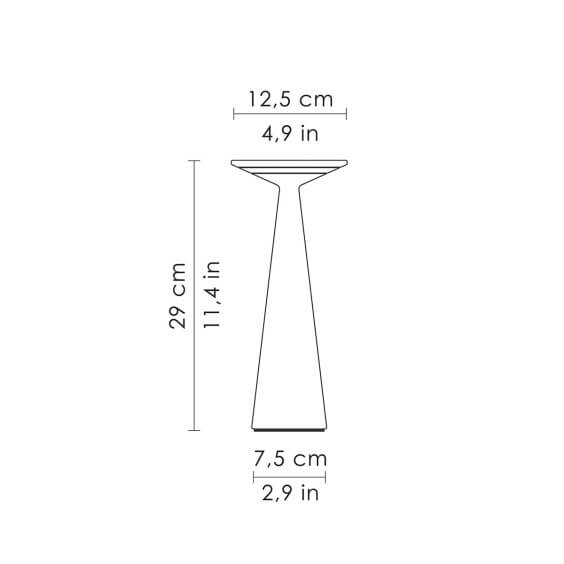 Zafferano Dama Pro table lamp - Agof Store