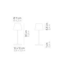 Zafferano Poldina Mini Pro table lamp - Agof Store