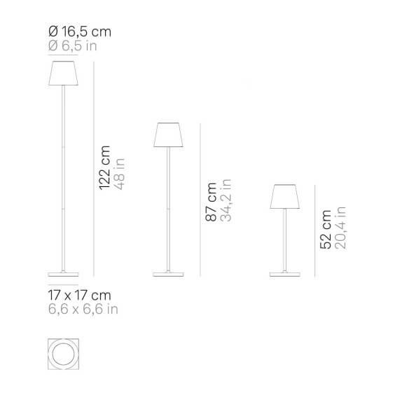 Zafferano Poldina Pro L floor lamp - Agof Store