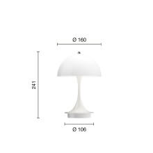Louis Poulsen Panthella Portable V3 table lamp - Agof Store