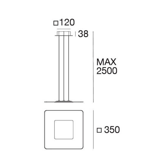 Aruba Lampada a sospensione Linea Light - Agof Store