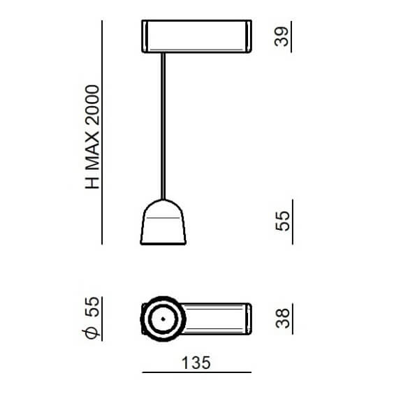 Minion Lampada a sospensione Linea Light - Agof Store