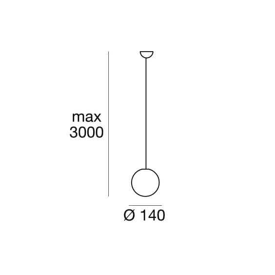 Oh LED Lampada a sospensione Linea Light - Agof Store