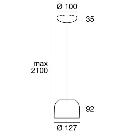 Outlook Lampada a sospensione Linea Light - Agof Store