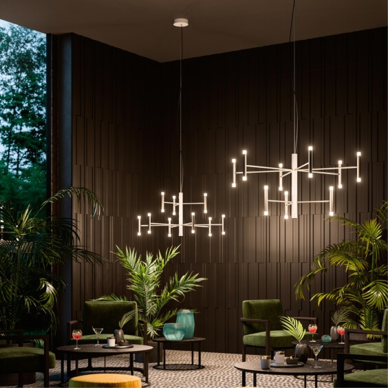Perla 9 Lampada a sospensione Linea Light - Agof Store
