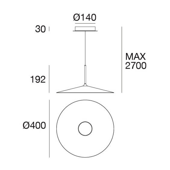 Linea Light Poe Plus Pendelleuchte - Agof Store