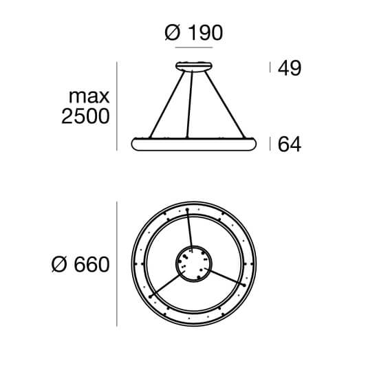Polo Lampada a sospensione Linea Light - Agof Store