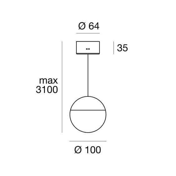 Sinfonia Rossini Lampada a sospensione Linea Light - Agof Store