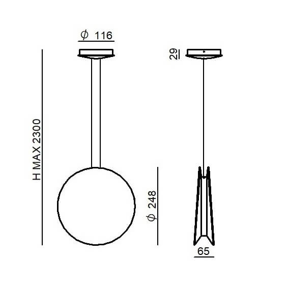 Linea Light Yo-Yo Pendelleuchte - Agof Store