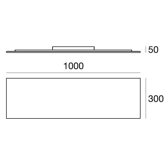 Dublight R Lampada a soffitto Linea Light - Agof Store