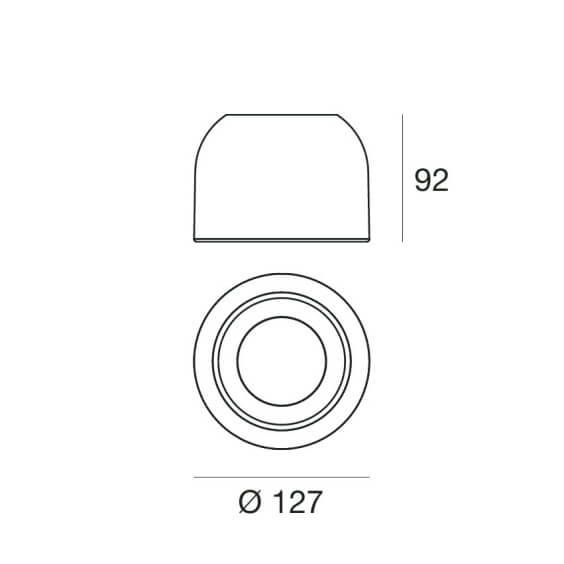 Outlook Lampada a soffitto Linea Light - Agof Store
