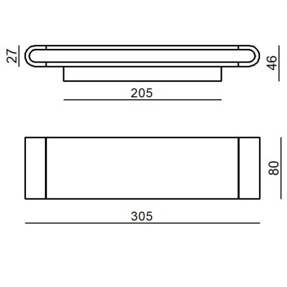 Satori Lampada da parete Linea Light - Agof Store