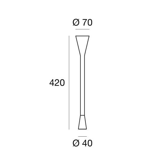 Linea Light Snake wall ceiling lamp - Agof Store