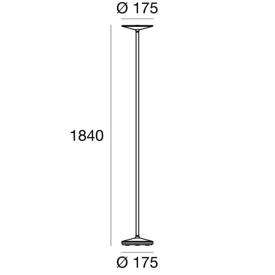 Linea Light Poe floor lamp - Agof Store
