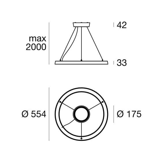 Linea Light Lira C Outdoor Pendelleuchte - Agof Store