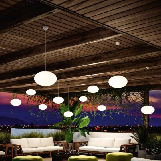 Linea Light Oh Smash outdoor pendant lamp - Agof Store