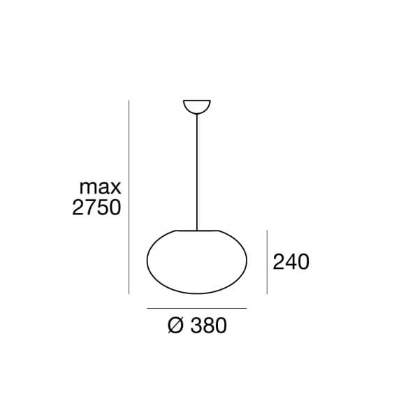 Linea Light Oh Smash outdoor pendant lamp - Agof Store