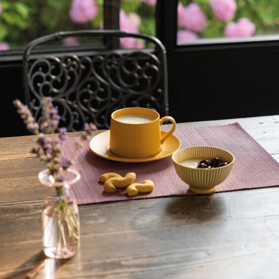 Zafferano Levante Mug Moka With Saucer - Agof Store