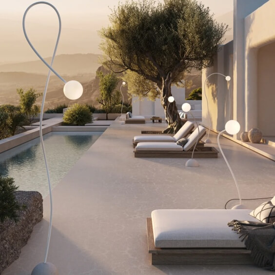 Karman Moony outdoor floor lamp - Agof Store