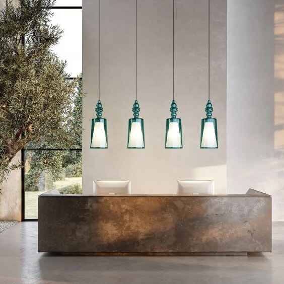 Karman Alibaglass H.41 cm pendant lamp - Agof Store