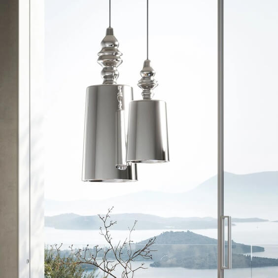 Alibaglass H.65 cm Lampada a sospensione Karman - Agof Store