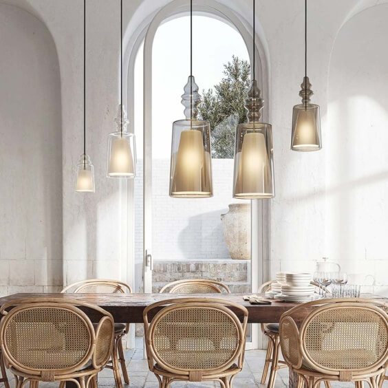 Karman Alibaglass H.65 cm pendant lamp - Agof Store