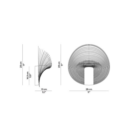 LucePlan Illan wall lamp - Agof Store